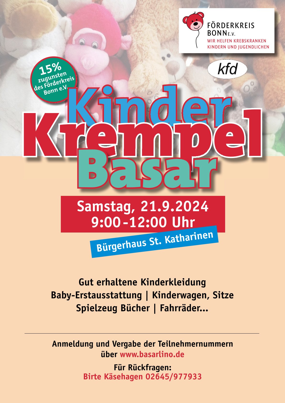 Plakat September-Kinderkrempelbasar 2024