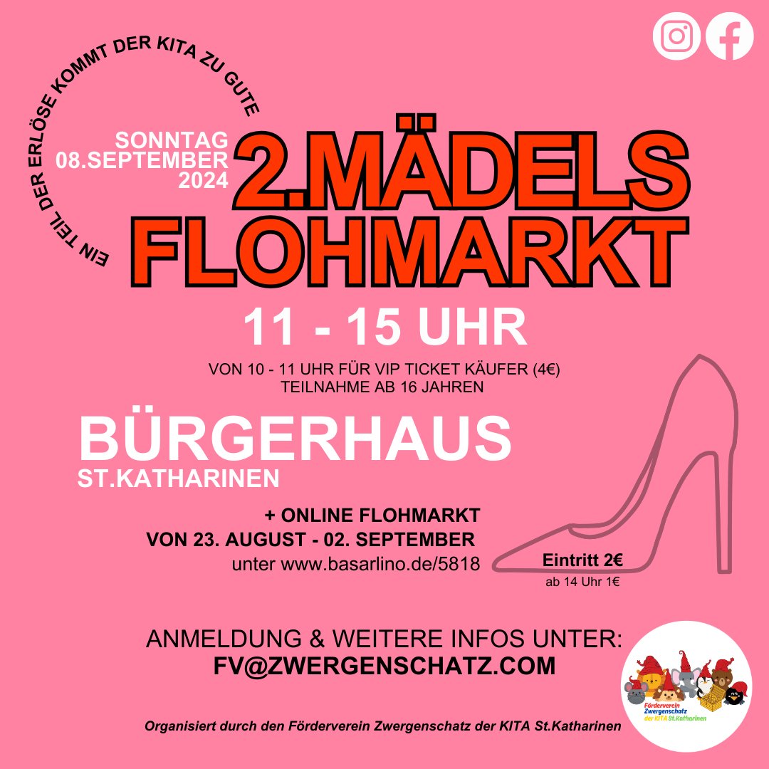 Flyer Mädels-Flohmarkt